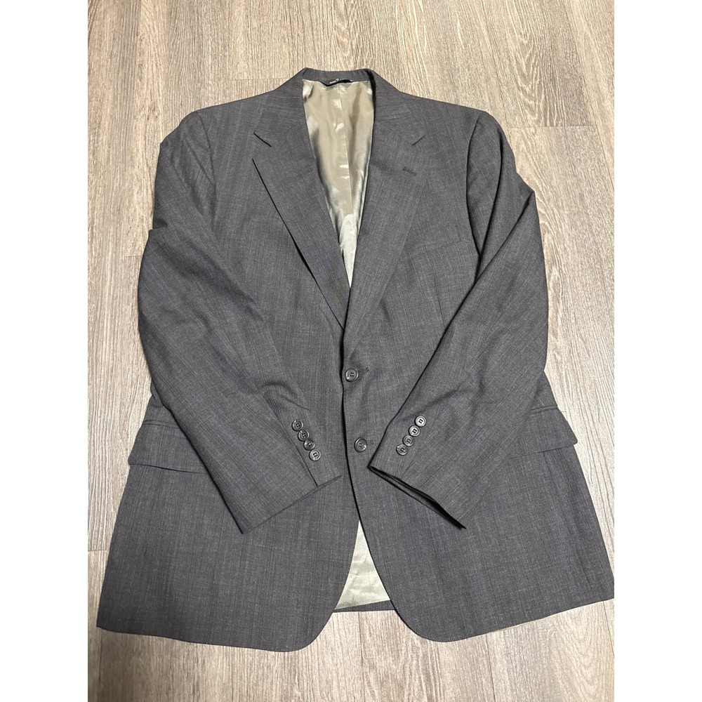 Polo University Club Ralph Lauren Grey Blazer Sport Coat Made in USA Mens 42R